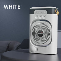 High Quality Mini Water Air Cooler Mist Fan 3000 MAh/5000 MAh Rechargeable 3 Wind Speeds Worm-wheel Engine Air Cooling