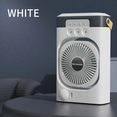 High Quality Mini Water Air Cooler Mist Fan 3000 MAh/5000 MAh Rechargeable 3 Wind Speeds Worm-wheel Engine Air Cooling