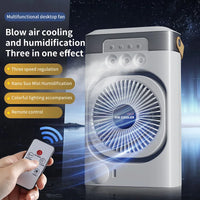 High Quality Mini Water Air Cooler Mist Fan 3000 MAh/5000 MAh Rechargeable 3 Wind Speeds Worm-wheel Engine Air Cooling