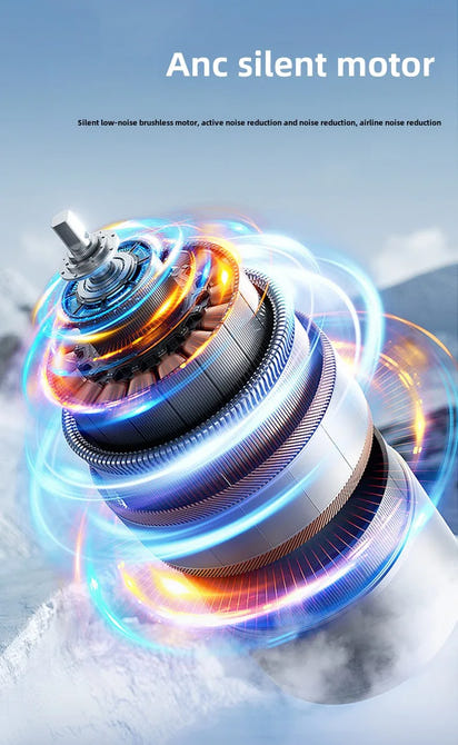 ❄️ Lumina Terra™ IceFlex Turbo – High-Speed Cooling Fan with LED Display & Ice Compress Tech