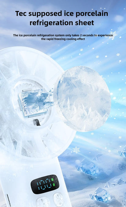 ❄️ Lumina Terra™ IceFlex Turbo – High-Speed Cooling Fan with LED Display & Ice Compress Tech