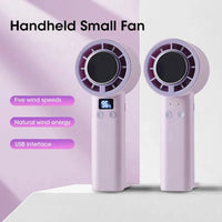 Lumina Terra™ ChillCore X – Smart Handheld Fan with Semiconductor Cooling & USB Recharge