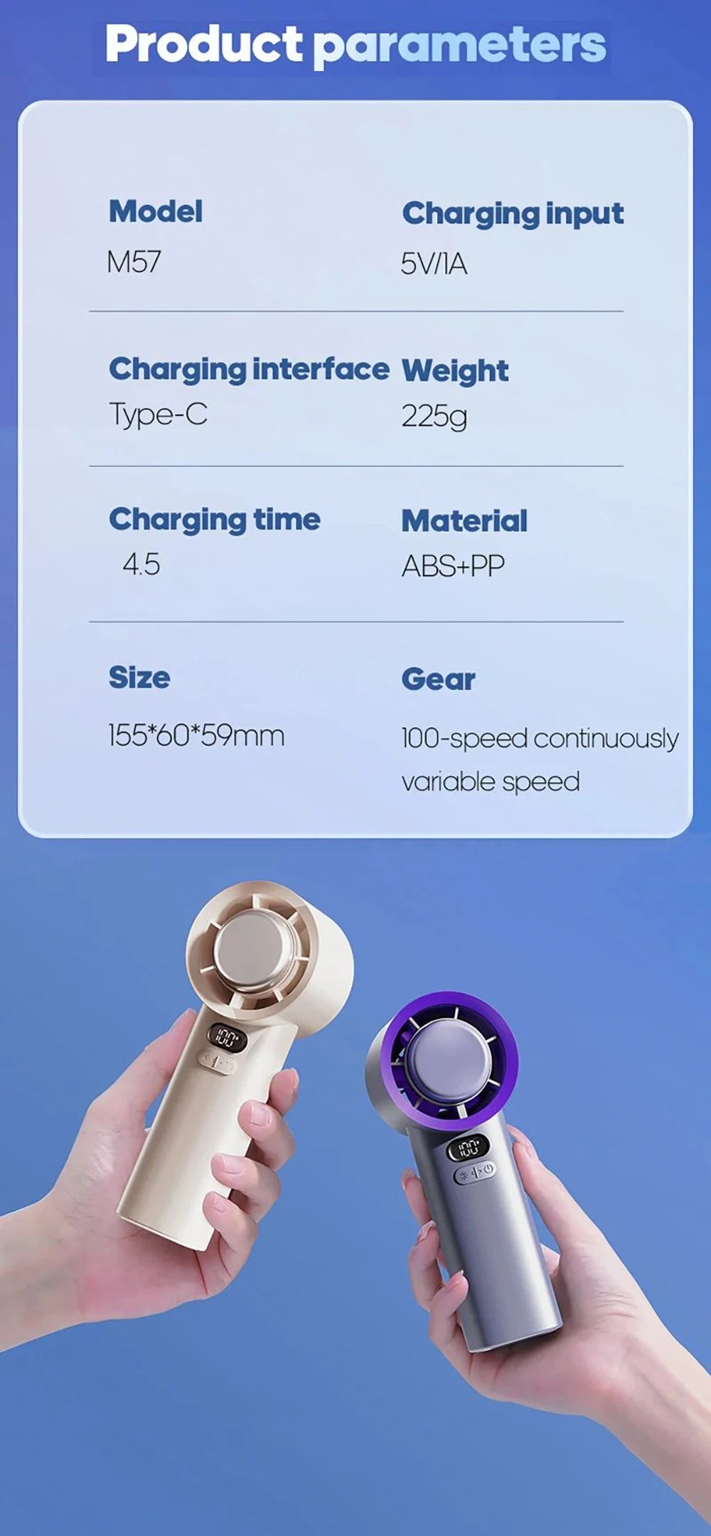 Lumina Terra™ ChillMate 100 – Portable Turbo Fan for Travel & Outdoor Use