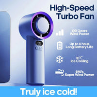Lumina Terra™ ChillMate 100 – Portable Turbo Fan for Travel & Outdoor Use