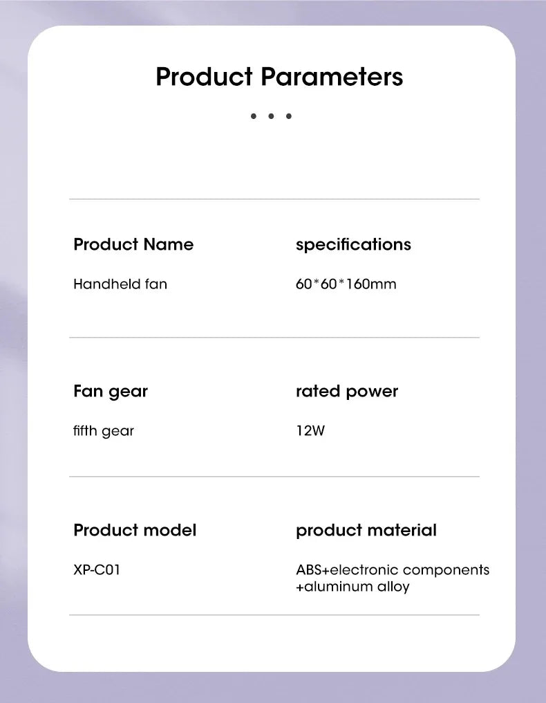 Lumina Terra™ ChillCore X – Smart Handheld Fan with Semiconductor Cooling & USB Recharge