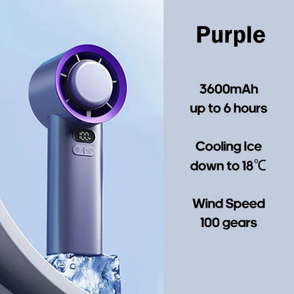 Lumina Terra™ ChillMate 100 – Portable Turbo Fan for Travel & Outdoor Use