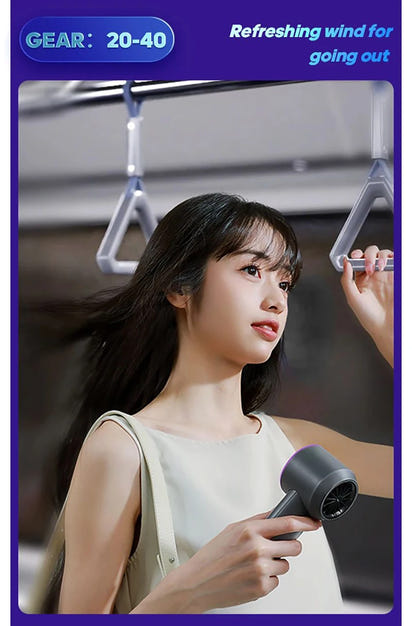 Lumina Terra™ ChillMate 100 – Portable Turbo Fan for Travel & Outdoor Use