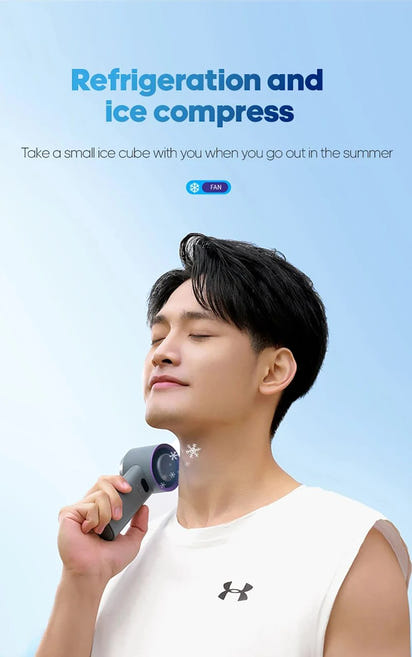 Lumina Terra™ ChillMate 100 – Portable Turbo Fan for Travel & Outdoor Use