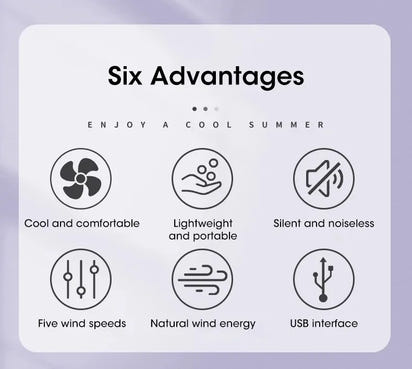 Lumina Terra™ ChillCore X – Smart Handheld Fan with Semiconductor Cooling & USB Recharge