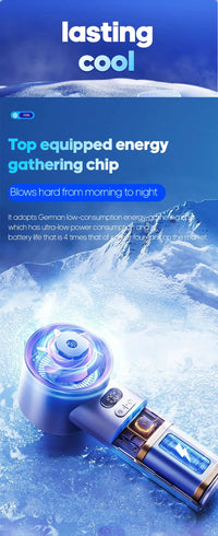 Lumina Terra™ ChillMate 100 – Portable Turbo Fan for Travel & Outdoor Use