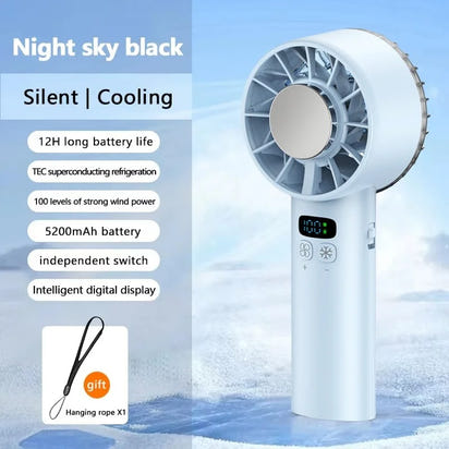 ❄️ Lumina Terra™ IceFlex Turbo – High-Speed Cooling Fan with LED Display & Ice Compress Tech